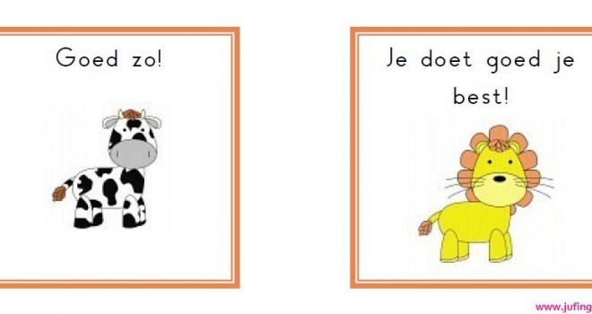 Complimentkaartjes Juf Inger