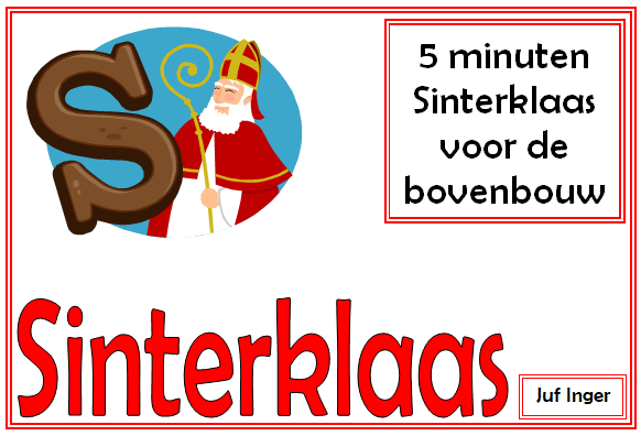 single Ananiver auditorium 5 minuten Sinterklaas voor de bovenbouw - Juf Inger
