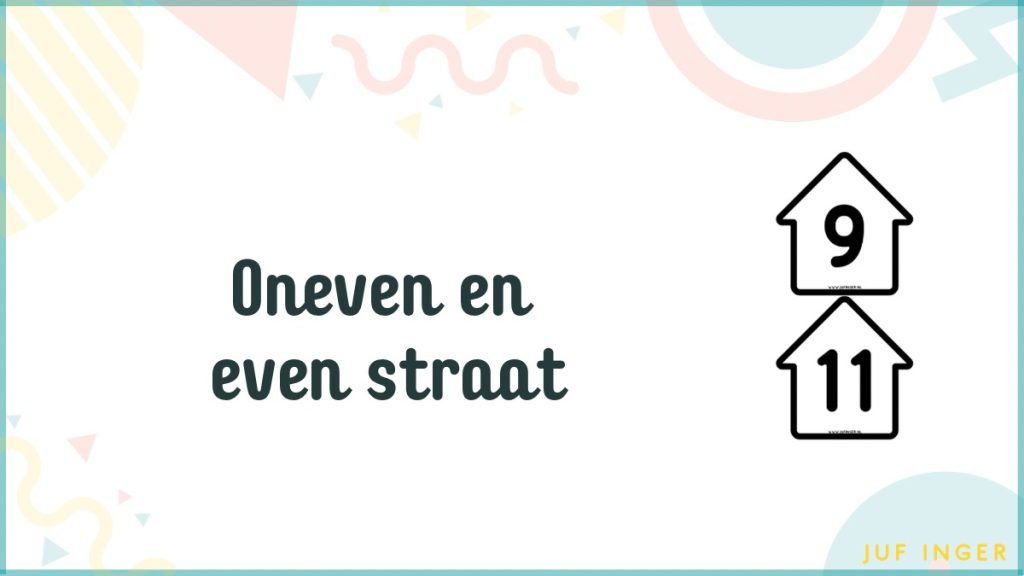 Oneven en even straat