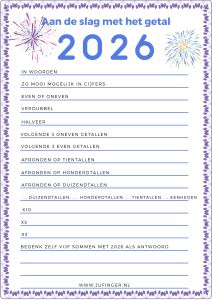 Aan de slag met het getal 2026 klein