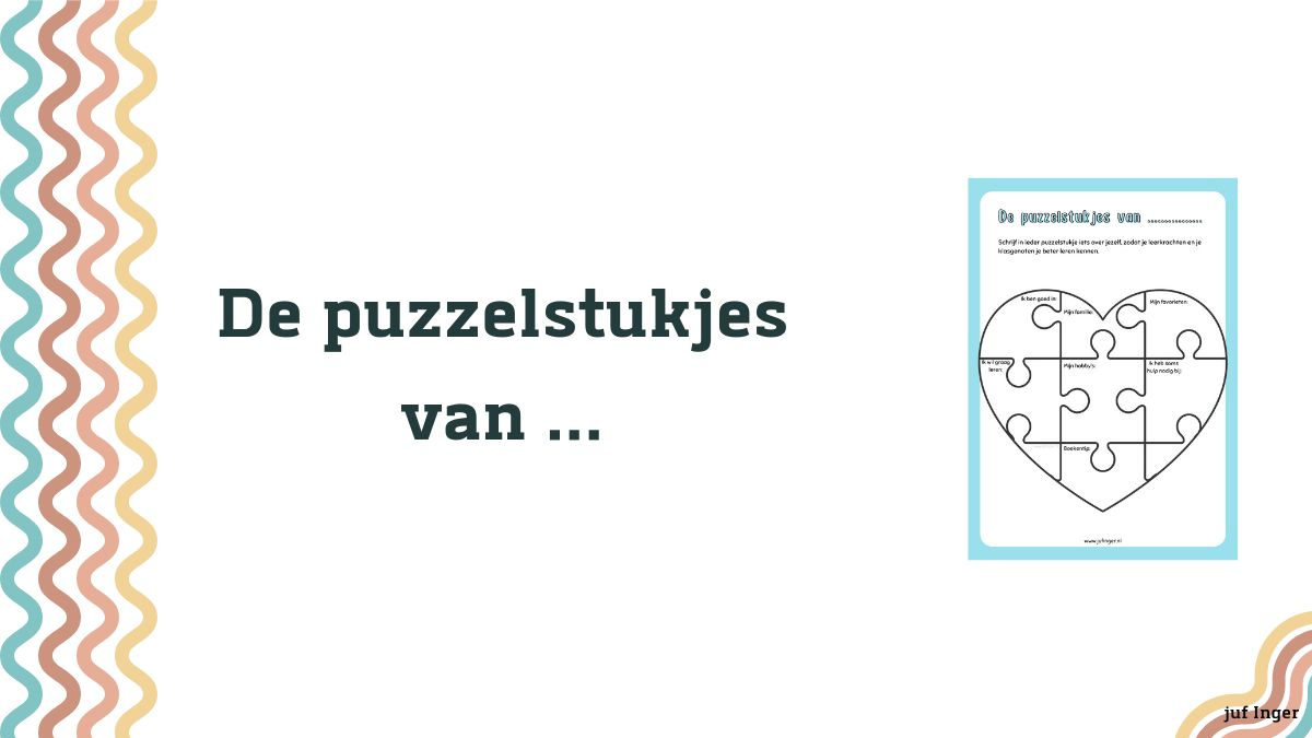 De puzzelstukjes van ...