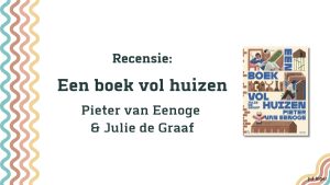 Een boek vol huizen