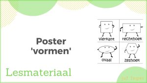 poster vormen