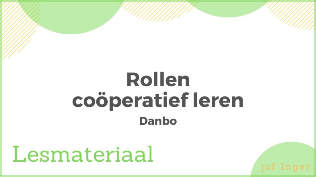 rollen coöperatief leren danbo