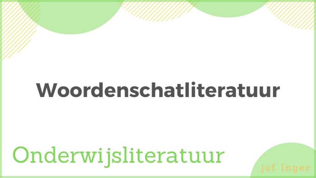 woordenschatliteratuur