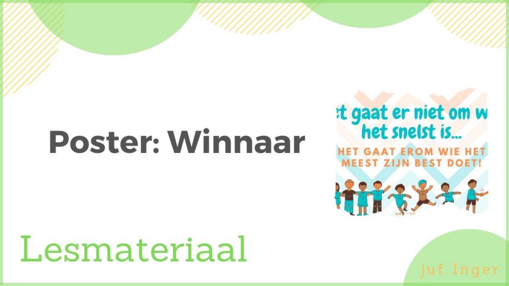 poster winnaar