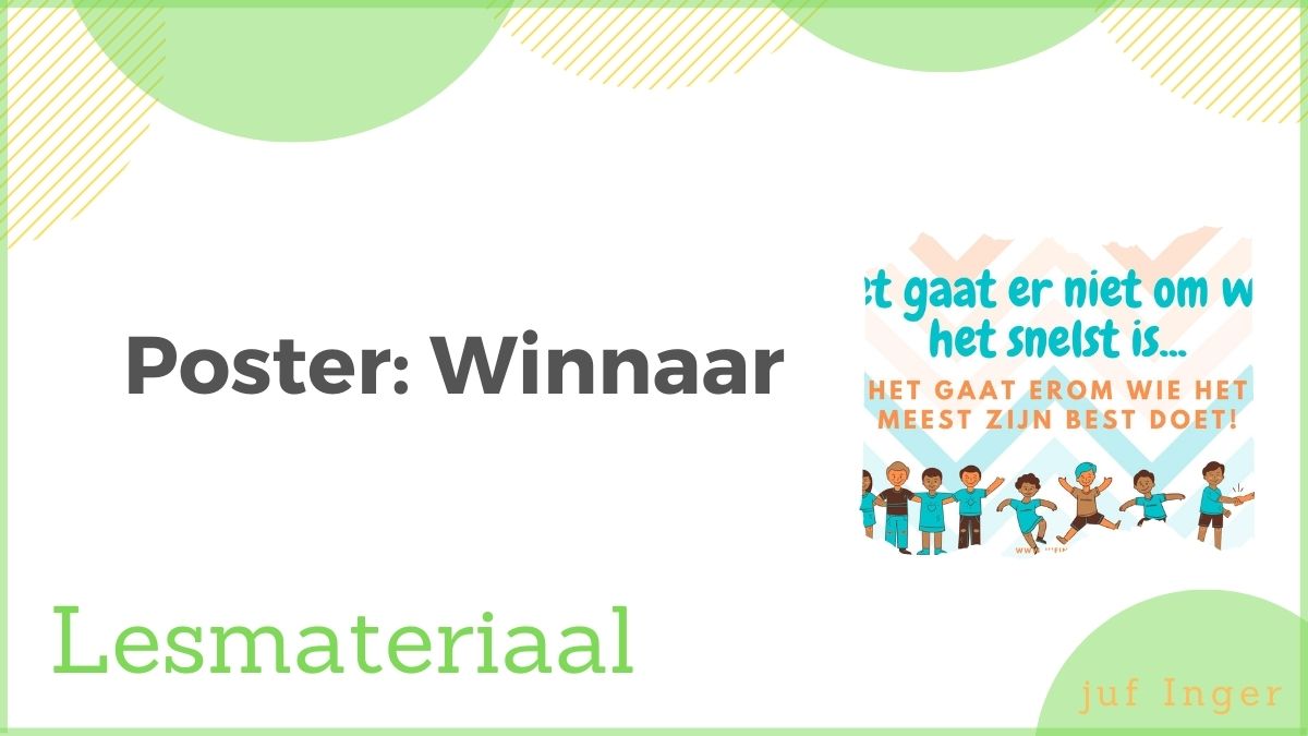 poster winnaar