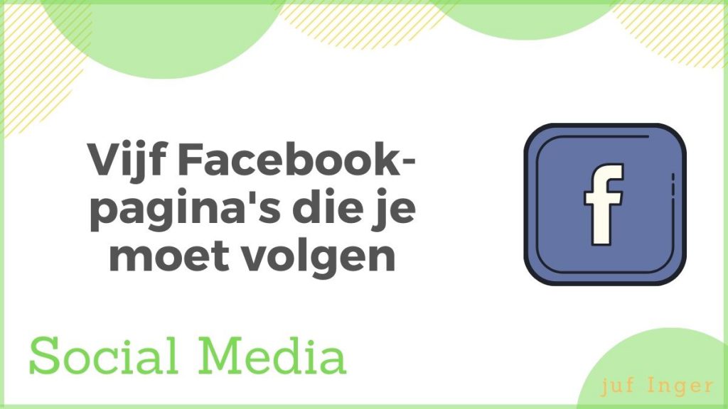 Vijf Facebookpagina's die je moet volgen