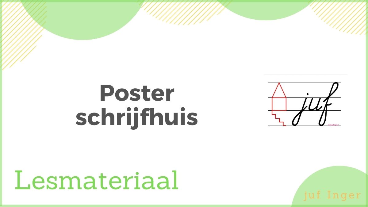 poster schrijfhuis