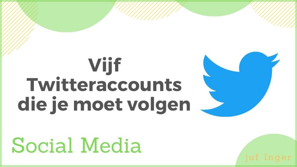 Vijf Twitteraccounts die je moet volgen