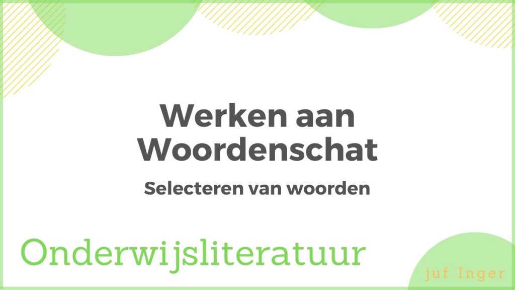 selecteren van woorden