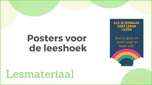 posters voor de leeshoek