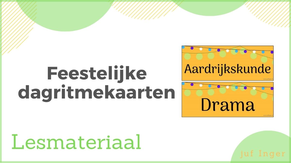 feestelijke dagritmekaarten