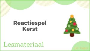 reactiespel kerst