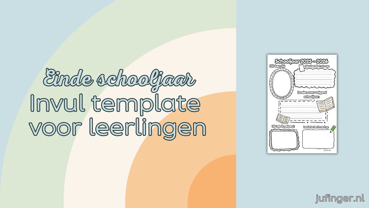 Invul template voor leerlingen