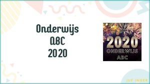 Onderwijs ABC 2020