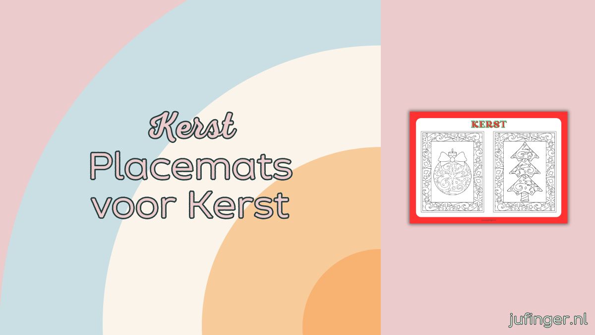 Placemats voor Kerst