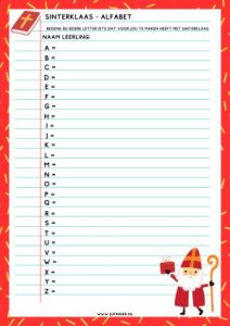 Sinterklaasalfabet