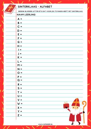 Sinterklaasalfabet