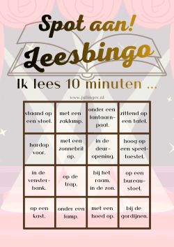 Spot aan! Leesbingo 1