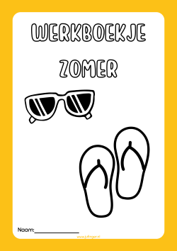 Werkboekje zomer