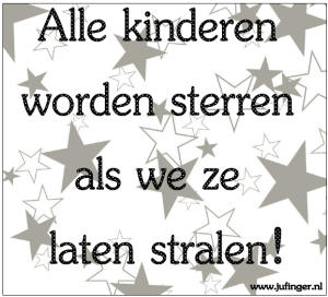 alle kinderen worden sterren - juf Inger