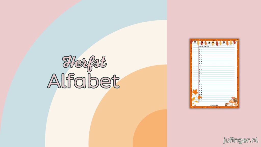 herfst alfabet