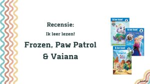 Ik leer lezen!