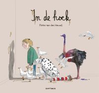 in de hoek