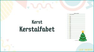 kerstalfabet