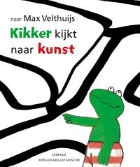 kikker kijkt naar kunst