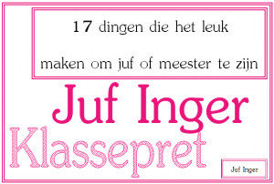 klassepret - juf inger