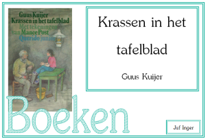 krassen in het tafelblad - juf Inger