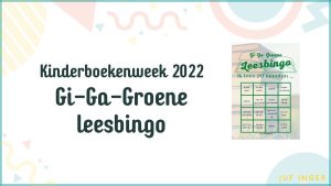 Gi-Ga-Groene leesbingo