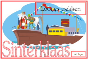 lootjes trekken - juf Inger