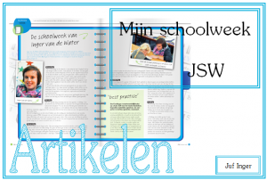 mijn schoolweek jsw - juf Inger