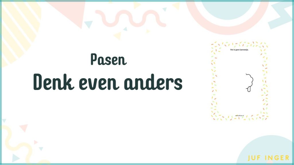 pasen denk even anders