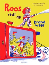 roos redt de brandweer
