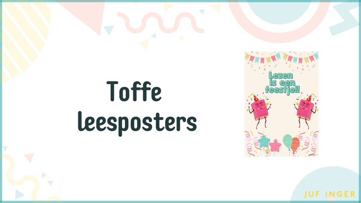 toffe leesposters